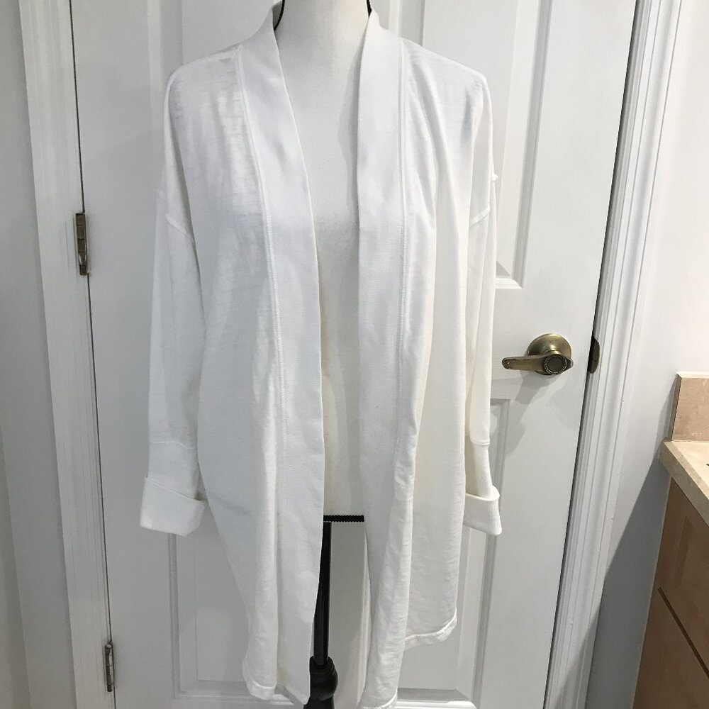 DKNY Jeans Lightweight Long Open Front Sweater XL